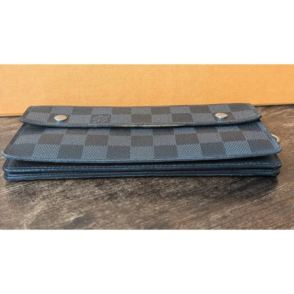 Louis Vuitton LV Damier Graphite Accordion Long Wallet Black‎ - Picture 5 of 16